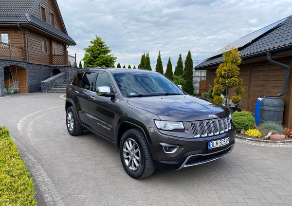 Jeep Grand Cherokee cena 96000 przebieg: 147000, rok produkcji 2014 z Łomża małe 497